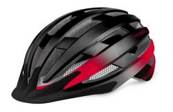 R2 Bukósisak Ventu Ath27g/l Inmold, Fényes Fekete/piros (58 - 61 Cm) - elitebike