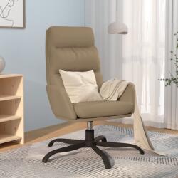 vidaXL Scaun de relaxare, cappuccino, piele ecologică (341147)