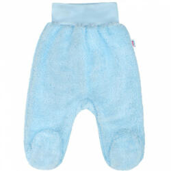 Baba plüss lábfejes nadrág New Baby Nice Bear kék - 56 (0-3 h)