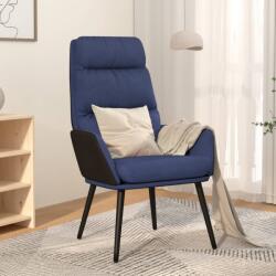 vidaXL Scaun de relaxare, albastru, material textil (341123)