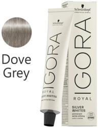 Schwarzkopf Igora Royal Absolutes Silver Whites krémhajfesték 60ml - Dove Grey