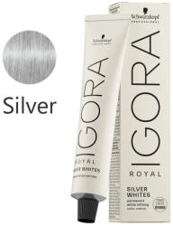 Schwarzkopf Igora Royal Absolutes Silver Whites krémhajfesték 60ml - Silver