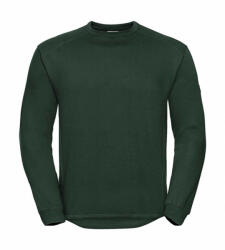 Russell Uniszex hosszú ujjú pulóver munkaruha Russell Europe Workwear Set-In Sweatshirt XL, Sötétzöld