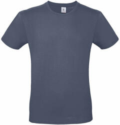 B and C Csomag akciós póló (minimum 5 db) Férfi rövid ujjú póló B&C #E150 T-Shirt -L, Farmer kék (Denim)