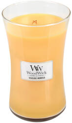 WoodWick Seaside Mimosa lumânare parfumată cu fitil de lemn 609, 5 g
