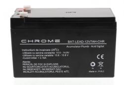 Chrome Battery Acumulator plumb acid Chrome 12V7Ah, BAT-LEAD-12V7AH-CHR (BAT-LEAD-12V7AH-CHR)