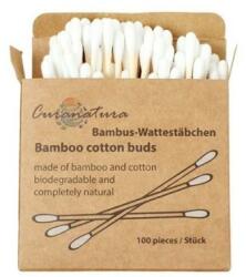 Curanatura Bețișoare din bumbac - Curanatura Bamboo Cotton Buds 100 buc