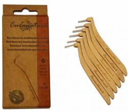 CuraNatura Periuțe interdentare din bambus, mărimea A , 6 buc - Curanatura Interdental Toothbrush 6 buc