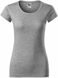 MALFINI Tricou pentru femei Viper - Gri închis prespălat | S (1611213)