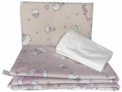 KidsDecor Lenjerie de pat pentru copii ursuletul martinica roz - 70x110 cm, 75x100 cm Lenjerii de pat bebelusi‎, patura bebelusi