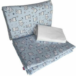KidsDecor Lenjerie de pat pentru copii baby bear albastru - 63x127 cm, 100x135 cm Lenjerii de pat bebelusi‎, patura bebelusi