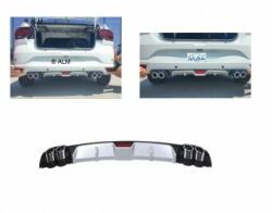 ALM Ornament difuzor spoiler bara spate universal cu ornament toba Dacia Logan 2021-2025 Â® ALM (ALM Log32021+)