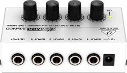 BEHRINGER MX400 Micromix 4-Csatornás Mono Line Mixer - lightweightguitaramp