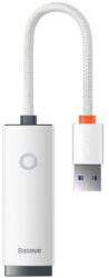 Baseus Placa de retea Baseus Lite Series USB-C to RJ45 network adapter (white) (033805) - vexio