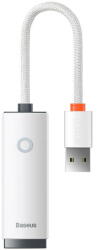 Baseus Placa de retea Baseus Lite Series USB to RJ45 network adapter, 100Mbps (white) (033799) - pcone