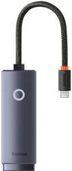 Baseus Placa de retea Baseus Lite Series USB-C to RJ45 network adapter, 100Mbps (gray) (033089) - pcone