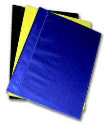 A4 ROC PVC tűzőgép elülső zsebbel, átlátszó kék hátoldallal (5-421M)