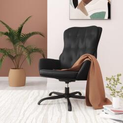 vidaXL Scaun de relaxare, negru, piele ecologică (341240)