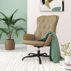 vidaXL Scaun de relaxare, cappuccino, piele ecologică (341246)