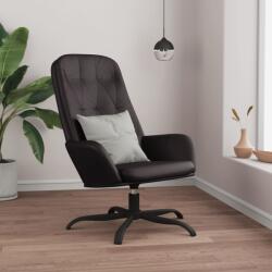 vidaXL Scaun de relaxare, negru, piele ecologică lucioasă (341216)