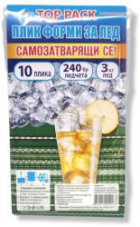  Top pack плик форми за лед, Самозатварящи се, 10 плика, 240 ледчета, 3кг лед