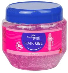 Professional Style Gel pentru coafarea părului - Professional Style Pink Hair Gel Strong With Pro Vitamin B5 225 ml