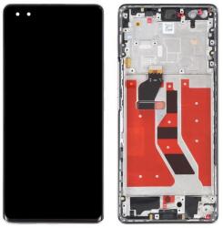 NBA001LCD1011205485 Honor 50 Pro ezüst OLED LCD kijelző érintővel kerettel előlap (NBA001LCD1011205485)