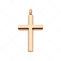 BALCANO - Croce / Kereszt alakú medál, 18K rozé arany bevonattal