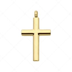 BALCANO - Croce / Kereszt alakú medál, 18K arany bevonattal