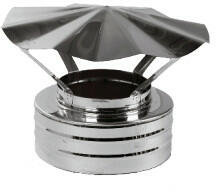 ProInvest Palarie antiploaie inox DP PRO (Variante produs: D X G: 130 - 200mm X 0.5mm) (PIV-56811)