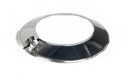 ProInvest Guler protectie trecere acoperis inox PRO (Variante produs: D X G: 320mm X 0.5mm) (PIV-52929)
