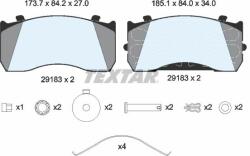 TEXTAR set placute frana, frana disc TEXTAR 2918301 - automobilus