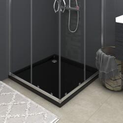 vidaXL Cădiță de duș pătrată, negru, 80x80 cm, ABS (148916) - comfy