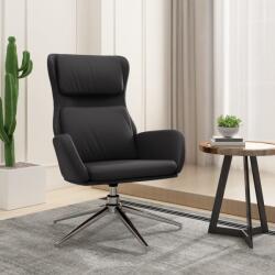vidaXL Scaun de relaxare, negru lucios, piele artificială (341362)