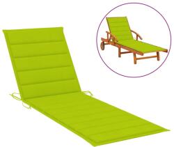 vidaXL Pernă de șezlong, verde aprins, 200x50x3 cm, textil oxford (314199)