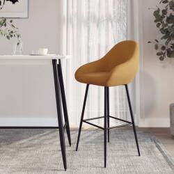 vidaXL Scaun de bar, maro, catifea (338688)