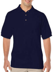 Gildan Uniszex Galléros póló Rövid ujjú Gildan DryBlend Adult Jersey Polo - M, Sötétkék (navy)