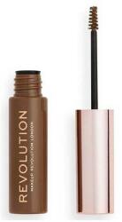 Makeup Revolution Gel pentru sprâncene - Makeup Revolution Brow Gel Dark Brown