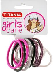 Titania Elastice de păr, 10 buc, multicolore, 4 cm - Titania Girls Care 10 buc