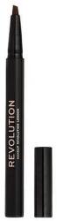 Makeup Revolution Creion marker pentru sprâncene - Makeup Revolution Bushy Brow Pen Medium Brown