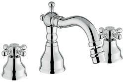 Bugnatese Revival 3-lyukas bidé csaptelep leeresztővel, bronz 425BR (425BR)