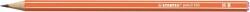 STABILO Grafitceruza, HB, hatszögletű, STABILO Pencil 160, narancs (TST16003HB)