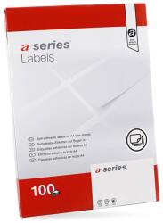 A-series Etikett címke, 105x57mm, 100 lap, 10 címke/lap A-Series (37702) - pencart