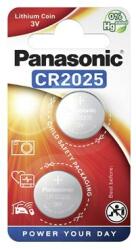 Panasonic Gombelem, CR2025, 2 db, PANASONIC (PECR2025) - pencart
