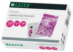 LEITZ Meleglamináló fólia, 125 mikron, 65x95 mm, fényes, LEITZ iLam (E33812) - pencart