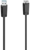 Hama 200626 FIC USB-A - Micro USB-B Kábel, 0, 75 m