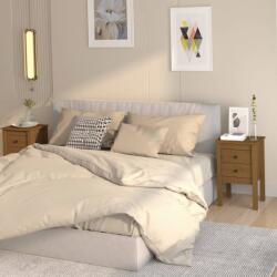 vidaXL Noptiere, 2 buc, maro miere, 40x35x61, 5 cm, lemn masiv de pin (813696)