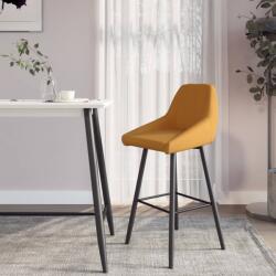 vidaXL Scaun de bar, maro, catifea (338726)