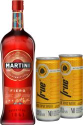 Martini Fiero - Vermouth Aperitiv 0.75L, Alc: 14.9% + 2 x True Tonic 0.25L