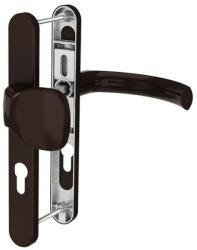 Medos Maner usa termopan, Jowisz, exterior, 92 x 32 mm, buton fix, cu arc, material aluminiu, culoare maro RAL8077